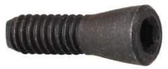 Cutting Tool Technologies - Hex Socket Lock Screw for Indexable Slotting Cutters - #1-72 Thread, For Use with Inserts - Eagle Tool & Supply