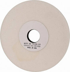 Grier Abrasives - 7" Diam x 1-1/4" Hole x 1/2" Thick, H Hardness, 46 Grit Surface Grinding Wheel - Aluminum Oxide, Type 1, Coarse Grade, 3,600 Max RPM, Vitrified Bond, No Recess - Eagle Tool & Supply