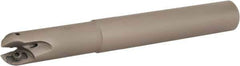 Iscar - 3/4" Cut Diam, 0.61" Max Depth of Cut, 3/4" Shank Diam, 6" OAL, Indexable Ball Nose End Mill - 2-1/4" Head Length, Straight Shank, BCM Toolholder, BCR D.75 Insert - Eagle Tool & Supply