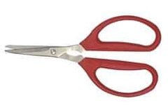Clauss - 1-1/2" LOC, 6-1/4" OAL Stainless Steel Standard Shears - Ambidextrous, Plastic Straight Handle, For General Purpose Use - Eagle Tool & Supply