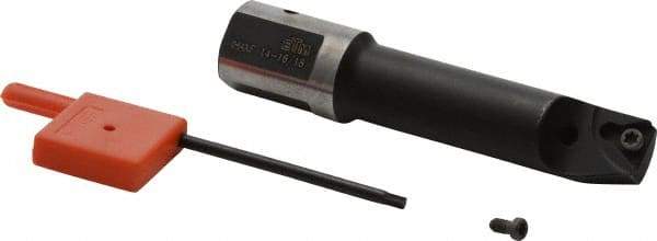 Iscar - 14mm Min Bore Diam, 73.99mm OAL, 16mm Shank Diam, IHAXF Indexable Boring Bar - 50.01mm Max Bore Depth, TPGX 73.. Insert - Eagle Tool & Supply