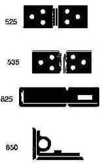 American Lock - 8-1/2" Long x 4-1/2" Wide, Lock Hasp - Hardened Steel - Eagle Tool & Supply