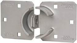 American Lock - 8-1/2" Long x 4-1/2" Wide, Door Hasp - Hardened Steel - Eagle Tool & Supply