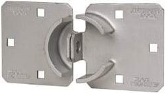 American Lock - 8-1/2" Long x 4-1/2" Wide, Door Hasp - Hardened Steel - Eagle Tool & Supply
