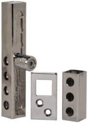 American Lock - 2-3/8" Long x 3/4" Wide, Locking Slide Bolt Hasp - Hardened Steel - Eagle Tool & Supply