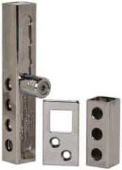 American Lock - 2-3/8" Long x 3/4" Wide, Locking Slide Bolt Hasp - Hardened Steel - Eagle Tool & Supply