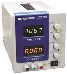 B&K Precision - 0 to 1 Amp, 0 to 30 VDC Output, Power Supply - 6.2 Inch Wide x 5-1/2 Inch Deep x 12-1/2 Inch High, Analog - Eagle Tool & Supply