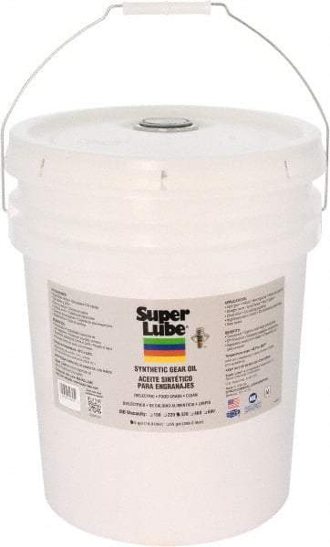 Synco Chemical - 5 Gal Pail, Synthetic Gear Oil - -45°F to 450°F, ISO 320 - Eagle Tool & Supply