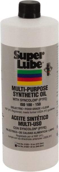 Synco Chemical - 1 Qt Bottle Synthetic Multi-Purpose Oil - -42.78 to 232.22°F, SAE 85W, ISO 150, 681.5 SUS at 40°C, Food Grade - Eagle Tool & Supply