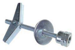 ITW Buildex - 3/8" Zinc-Plated Stainless Steel Vertical (End Drilled) Mount Threaded Rod Anchor - 5/8" Diam x 3" Long, 440 Lb Ultimate Pullout, For Use with Drywall - Eagle Tool & Supply