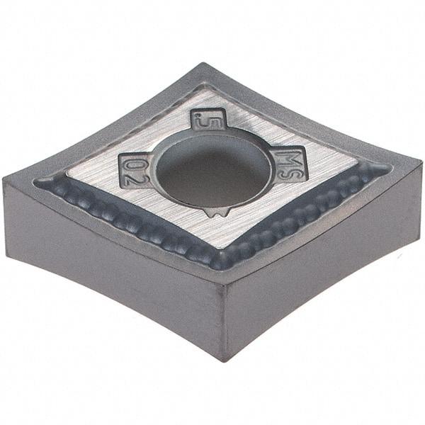 Kennametal - CNMG430.5 MS Grade KC5510 Carbide Turning Insert - TiAlN Finish, 80° Diamond, 1/2" Inscr Circle, 3/16" Thick, 0.0079" Corner Radius - Eagle Tool & Supply