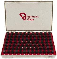 Vermont Gage - 84 Piece, 0.833-0.916 Inch Diameter Plug and Pin Gage Set - Minus 0.0002 Inch Tolerance, Class ZZ - Eagle Tool & Supply