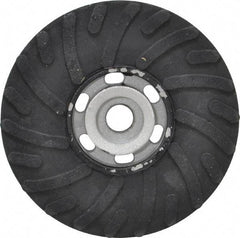 Norton - 5" Diam Locking Nut Disc Backing Pad - Medium Density, 10,000 RPM - Eagle Tool & Supply