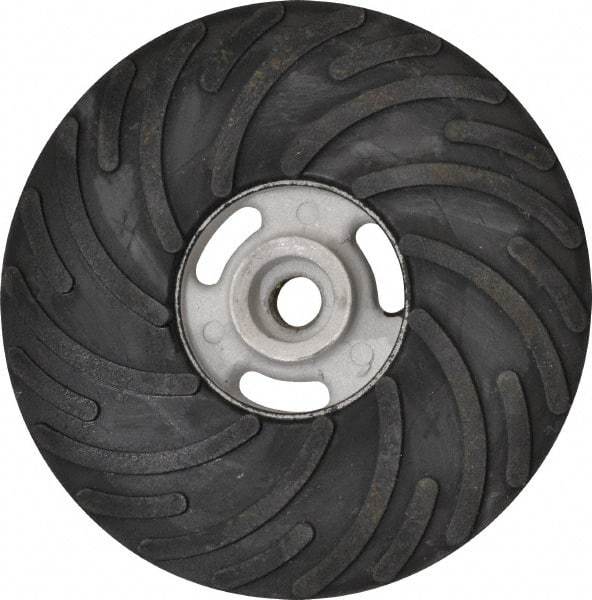 Norton - 7" Diam Locking Nut Disc Backing Pad - Hard Density, 8,600 RPM - Eagle Tool & Supply