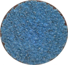 Norton - 1-1/2" Disc Diam, 36 Grit, Zirconia Alumina Quick Change Disc - Type S Attaching System, Coated, Brown, Very Coarse Grade, R821 Series - Eagle Tool & Supply