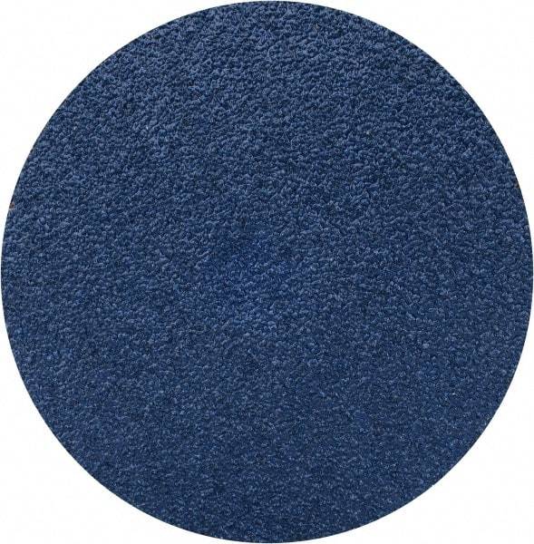 Norton - 4" Disc Diam, 50 Grit, Zirconia Alumina Quick Change Disc - Type S Attaching System, Coated, Coarse Grade, R821 Series - Eagle Tool & Supply