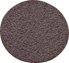 Norton - 1-1/2" Disc Diam, 60 Grit, Aluminum Oxide Quick Change Disc - Type S Attaching System, Coated, Brown, Medium Grade, R228 Series - Eagle Tool & Supply