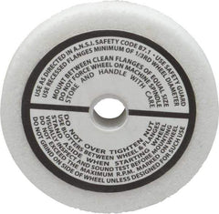 Grier Abrasives - 46 Grit Aluminum Oxide Type 1 Internal Grinding Wheel - 2-1/2" Diam x 3/8" Hole x 3/8" Thick, 12,987 Max RPM, Coarse Grade, J Hardness, Vitrified Bond - Eagle Tool & Supply