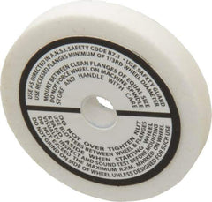 Grier Abrasives - 80 Grit Aluminum Oxide Type 1 Internal Grinding Wheel - 2-1/2" Diam x 3/8" Hole x 3/8" Thick, 12,987 Max RPM, Medium Grade, K Hardness, Vitrified Bond - Eagle Tool & Supply