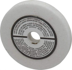 Grier Abrasives - 60 Grit Aluminum Oxide Type 1 Internal Grinding Wheel - 3" Diam x 1/2" Hole x 3/8" Thick, 10,823 Max RPM, Medium Grade, K Hardness, Vitrified Bond - Eagle Tool & Supply