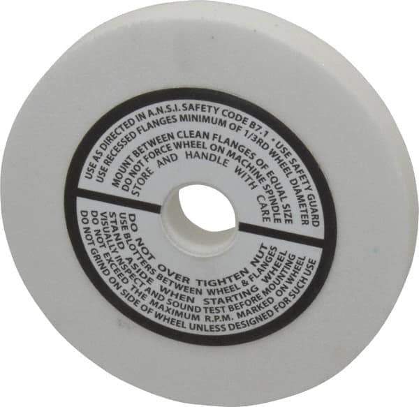 Grier Abrasives - 120 Grit Aluminum Oxide Type 1 Internal Grinding Wheel - 3" Diam x 1/2" Hole x 3/8" Thick, 10,823 Max RPM, Fine Grade, Hardness, Vitrified Bond - Eagle Tool & Supply