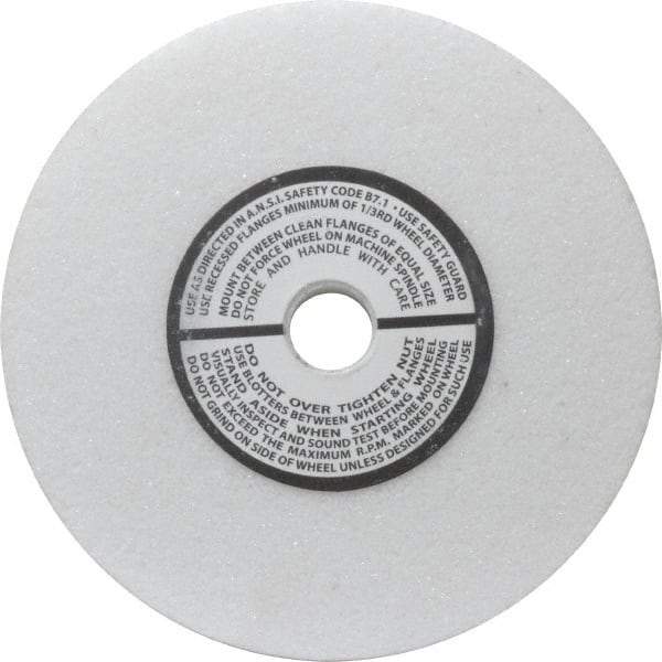 Grier Abrasives - 60 Grit Aluminum Oxide Type 1 Internal Grinding Wheel - 4" Diam x 1/2" Hole x 1/2" Thick, 8,100 Max RPM, Medium Grade, K Hardness, Vitrified Bond - Eagle Tool & Supply