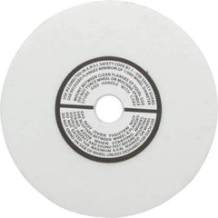 Grier Abrasives - 80 Grit Aluminum Oxide Type 1 Internal Grinding Wheel - 4" Diam x 1/2" Hole x 1/2" Thick, 8,100 Max RPM, Medium Grade, K Hardness, Vitrified Bond - Eagle Tool & Supply