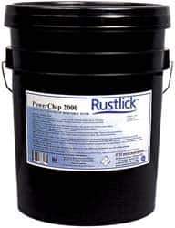 Rustlick - Rustlick PowerChip 2000, 5 Gal Pail Cutting & Grinding Fluid - Synthetic, For Machining, Sawing - Eagle Tool & Supply