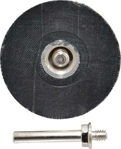 Norton - 3" Diam Quick-Change Type S Disc Backing Pad - 1/4" Shank Diam, Hard Density, 20,000 RPM, Speed-Lok TS Compatible - Eagle Tool & Supply
