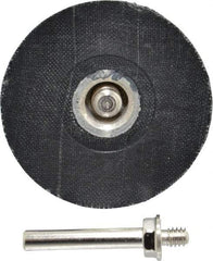 Norton - 3" Diam Quick-Change Type S Disc Backing Pad - 1/4" Shank Diam, Hard Density, 20,000 RPM, Speed-Lok TS Compatible - Eagle Tool & Supply