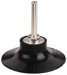Norton - 3" Diam Quick-Change Type S Disc Backing Pad - 1/4" Shank Diam, Medium Density, 20,000 RPM, Speed-Lok TS Compatible - Eagle Tool & Supply