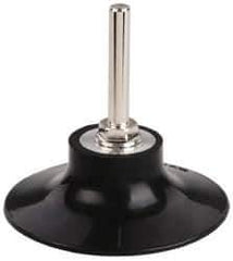 Norton - 3" Diam Quick-Change Type S Disc Backing Pad - 1/4" Shank Diam, Medium Density, 20,000 RPM, Speed-Lok TS Compatible - Eagle Tool & Supply