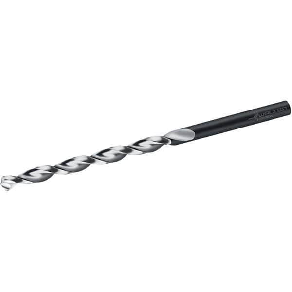 Walter-Titex - 31/64", 130° Point, Parabolic Flute, Cobalt Taper Length Drill Bit - Oxide Finish, 134mm Flute Length, 205mm OAL, Series A1547 - Eagle Tool & Supply