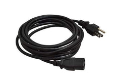 Tripp-Lite - 12' Long, NEMA 5-15P/IEC-320-C-13 Computer Cable - Black, Male x Female - Eagle Tool & Supply