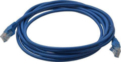 Tripp-Lite - Cat5e, 1 Wire, 350 MHz, Unshielded Network & Ethernet Cable - Blue, PVC, 10' OAL - Eagle Tool & Supply