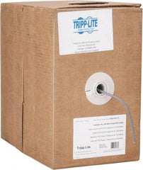 Tripp-Lite - Cat5e, 24 AWG, 350 MHz, Unshielded Network & Ethernet Cable - Gray, PVC, 1,000' OAL - Eagle Tool & Supply