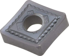 Kennametal - CNMG433 MS Grade KC5510 Carbide Turning Insert - TiAlN Finish, 80° Diamond, 1/2" Inscr Circle, 3/16" Thick, 3/64" Corner Radius - Eagle Tool & Supply
