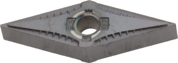 Kennametal - VNGG330.5 FS Grade KC5510 Carbide Turning Insert - TiAlN Finish, 35° Diamond, 3/8" Inscr Circle, 3/16" Thick, 0.0079" Corner Radius - Eagle Tool & Supply