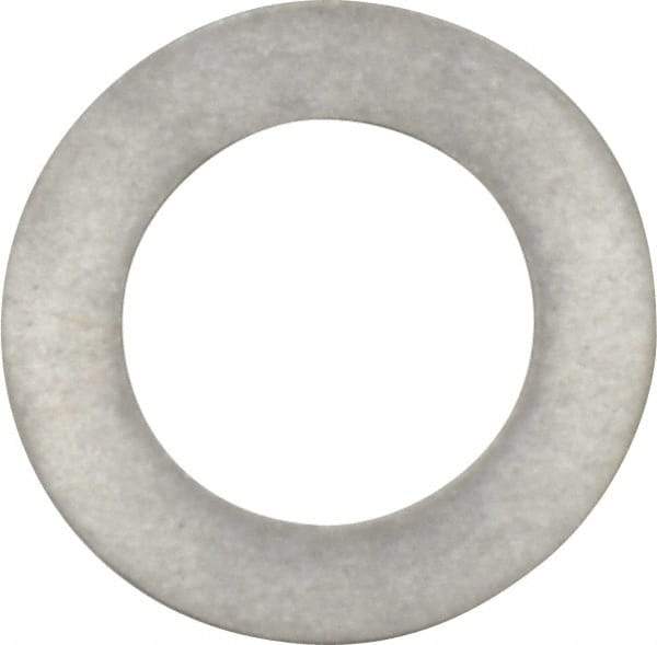 Made in USA - 0.3mm Thick, 10mm Inside x 16mm OD, Round Shim - 3/8" Screw, Uncoated 302/304 Stainless Steel - Eagle Tool & Supply