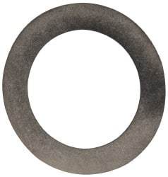 Made in USA - 0.3mm Thick, 12mm Inside x 18mm OD, Round Shim - 7/16" Screw, Uncoated 302/304 Stainless Steel - Eagle Tool & Supply
