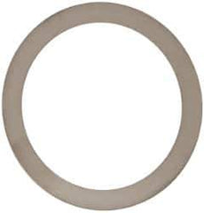 Made in USA - 0.3mm Thick, 40mm Inside x 50mm OD, Round Shim - Uncoated 302/304 Stainless Steel - Eagle Tool & Supply