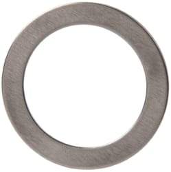 Made in USA - 0.51mm Thick, 16mm Inside x 22mm OD, Round Shim - 9/16" Screw, Uncoated 302/304 Stainless Steel - Eagle Tool & Supply