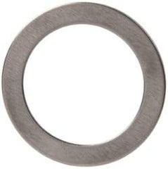 Made in USA - 0.51mm Thick, 16mm Inside x 22mm OD, Round Shim - 9/16" Screw, Uncoated 302/304 Stainless Steel - Eagle Tool & Supply