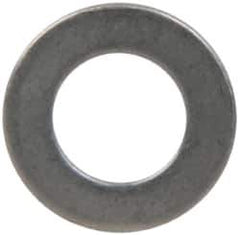 Made in USA - 1mm Thick, 8mm Inside x 14mm OD, Round Shim - 1/4" Screw, Uncoated 302/304 Stainless Steel - Eagle Tool & Supply