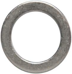 Made in USA - 1mm Thick, 14mm Inside x 20mm OD, Round Shim - 1/2" Screw, Uncoated 302/304 Stainless Steel - Eagle Tool & Supply