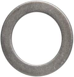 Made in USA - 1mm Thick, 25mm Inside x 36mm OD, Round Shim - 7/8" Screw, Uncoated 302/304 Stainless Steel - Eagle Tool & Supply