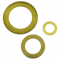 3/8″ Screw Standard Flat Washer: Brass, Uncoated 0.409″ ID, 1.256″ OD, 0.132″ Thick