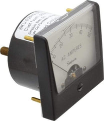 Simpson Electric - Analog, AC Ammeter, Panel Meter - 60 Hz, 0.001 Ohms at 60 Hz - Eagle Tool & Supply