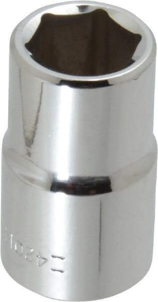 Blackhawk by Proto - 1/2" Drive, Standard Hand Socket - 6 Points, 1-1/2" OAL, Chrome Finish - Eagle Tool & Supply