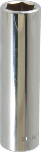 Blackhawk by Proto - 1/2" Drive, Deep Hand Socket - 6 Points, 3-3/32" OAL, Chrome Finish - Eagle Tool & Supply